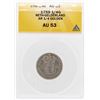 1759 Neth-Gelderland AR 1/4 Gulden Coin ANACS AU53