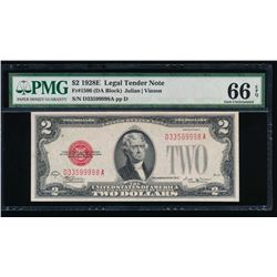 1928E $2 Legal Tender Note PMG 66EPQ
