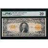 Image 1 : 1922 $20 Gold Certificate PMG 20