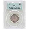 Image 1 : 1891 Seated Liberty Quarter Coin PCGS MS63
