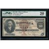 Image 1 : 1880 $10 Silver Certificate PMG 20