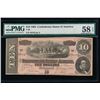 Image 1 : 1864 $10 Confederate States of America Note PMG 58EPQ