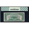 Image 2 : 1934A $5 Hawaii Silver Certificate PCGS 66PPQ