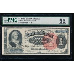 1886 $1 Martha Washington Silver Certificate PMG 35