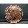 Image 2 : One Ounce .999 Fine Copper Round Walking Liberty Design