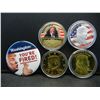 Image 1 : (5) Trump Collector Pieces 4 Medals and One Pin