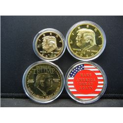 (4) Trump Medals