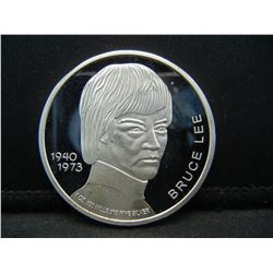 CLAD Bruce Lee 1oz .100 Mills .999 Fine Silver Collector Round CLAD