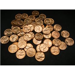 1965 BU Lincoln Cent Roll (50) Coins
