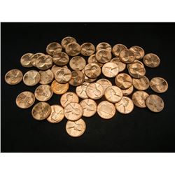 1974 D BU Lincoln Cent Roll (50) Coins