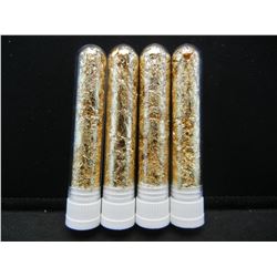(4) Vials of Leaf Flake