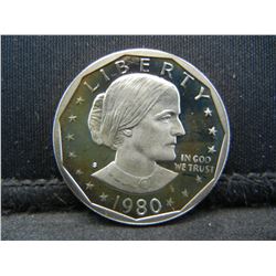 1980 S Gem Proof Susan B Anthony Dollar
