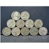 Image 1 : (11) Silver Jefferson War Nickels
