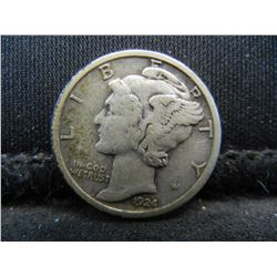 1924 S Nice Detail Mercury Dime