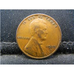 1927 D 1/2 Wheat Lines Lincoln Cent