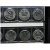 Image 6 : 1956 thru 1986 Washington Quarters - Unirculated - 9 Silver