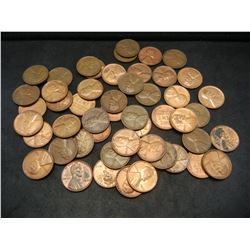 Roll of 1946 Wheat Cents - AU/BU