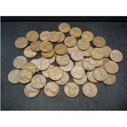 Roll of 1956-D Wheat Cents