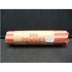 Roll of 1950's Wheat Cents