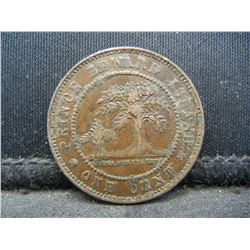 1871 CANADIAN/PRINCE EDWARD ISLAND, ONE CENT