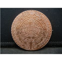 CLAD MAYAN CALENDAR COIN CLAD