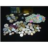 Image 1 : HUGE LOT (21.47 OZ) OF "JUNK DRAWER COLLECTABLES" (SILVER/PROOF TOKENS/VIALS/ARROW HEADS/FOREIGN COI