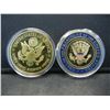 Image 2 : 2-(DONALD J. TRUMP MEDALS/1 OUNCE), PROOF