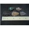 Image 3 : (5)-ARROW-HEADS, (AGATE), AGE UNKNOWN