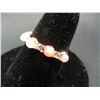 Image 3 : WOMAN'S PINK FIRE OPAL RING (SIZE 7), FASHION JEWELRY, One Gem Is Chipped
