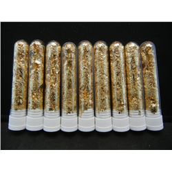 (9) Vials of Leaf Flakes