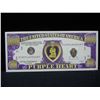 Image 2 : (5) ARMED FORCES (MARINES/COAST GUARD/IRAQI FREEDOM/NATL GUARD & PURPLE HEART), MILLION DOLLAR NOTES
