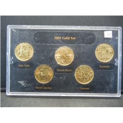 2001 State Quarters Gold Set
