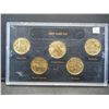 Image 1 : 2001 State Quarters Gold Set