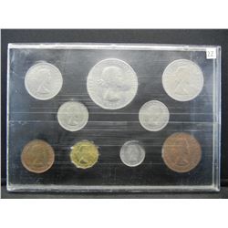 1965 Great Britain Year Set, (9) Coins