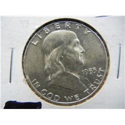 1953 D Franklin Half Dollar