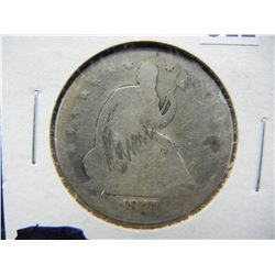 1877 S Seated Half Dollar