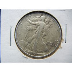 1942 S Walking Liberty Half Dollar