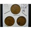 Image 2 : (9) Wheat Cents, 1930's