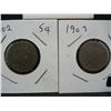Image 3 : 1901, 02, 03 V Nickels