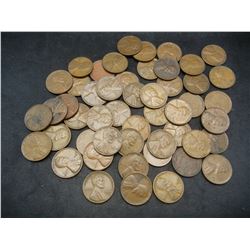 Lot of Wheat Cents, Mixed Dates