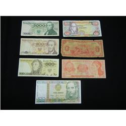 Lot of Foreign Bank Notes