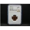 Image 1 : 1985 D Memorial Cent NGC MS67 RD