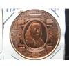 Image 3 : (2) Copper Rounds .999 Buffalo and Franklin