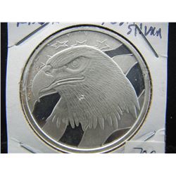 Silver Round .999 Eagle/ Pledge of Allegience