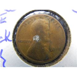 1911 Dye Crack Wheat Cent