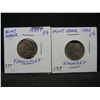 Image 1 : (2) Mint error Jefferson Nickels, 1989, 94