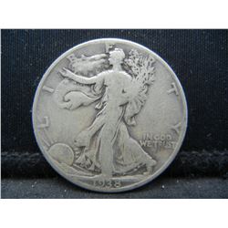 1938 D Walking Liberty Half Dollar