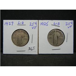 1925, 1927 Standing Liberty Quarter