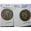 Image 2 : 1892 Barber Quarter, 1926 Standing Liberty Quarter