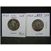 Image 1 : (2) 1927 Standing Liberty Quarters